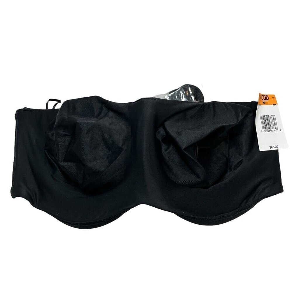 Bali Black Strapless Bra